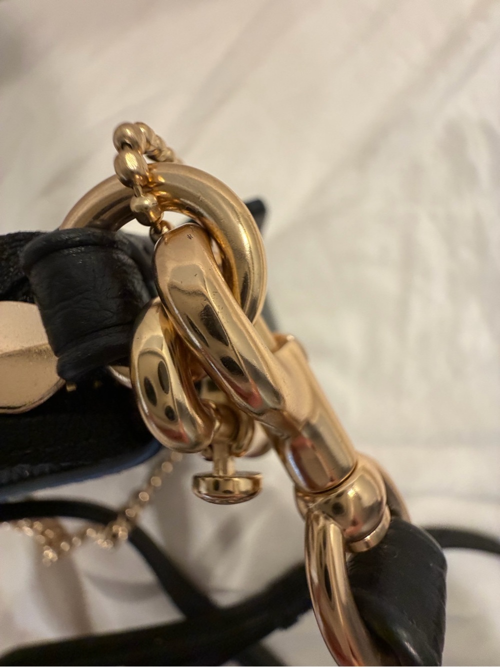 COACH Mini Teri Crossbody Bag - Black/Gold HW - Picture 4 of 7